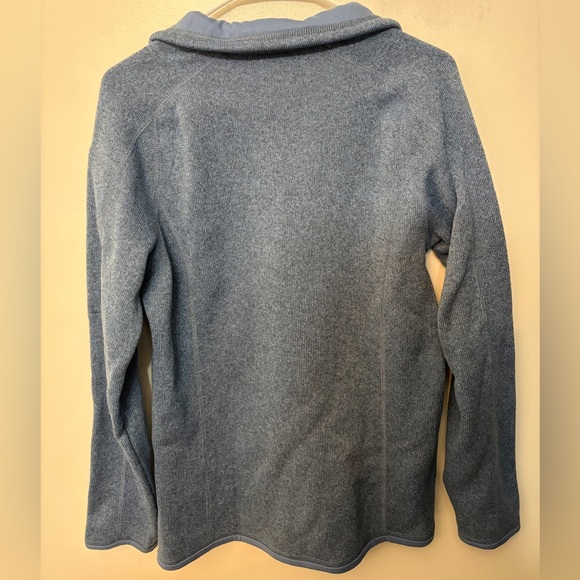 Patagonia Heathered Blue Fleece Pullover - Picture 2 of 2
